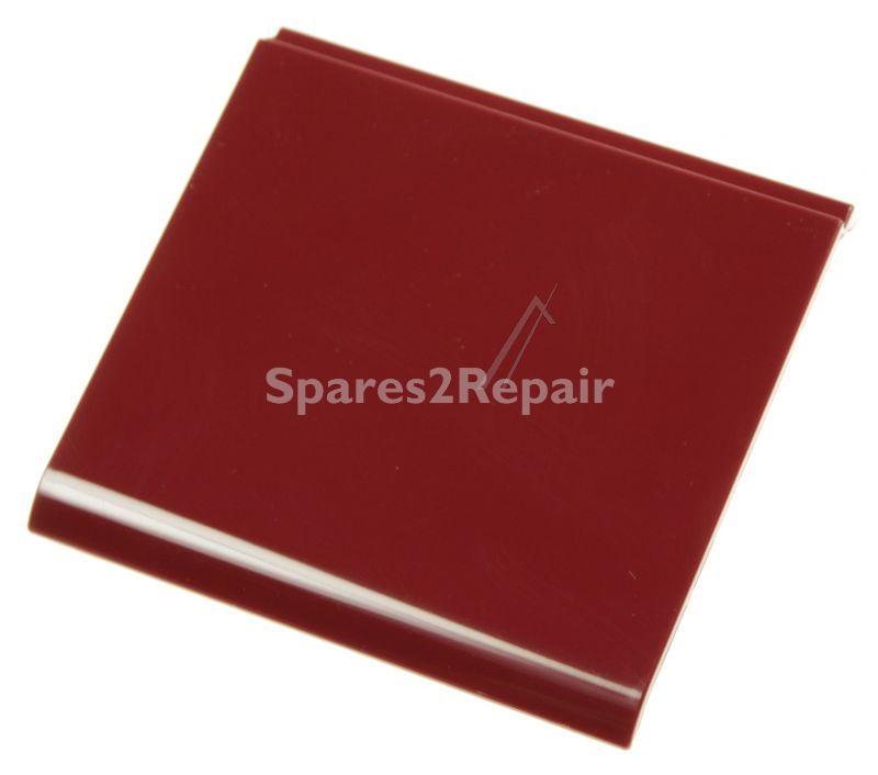 Flap - 5313243861 Front Panel Right Red (pc+abs) En55 [Delonghi]