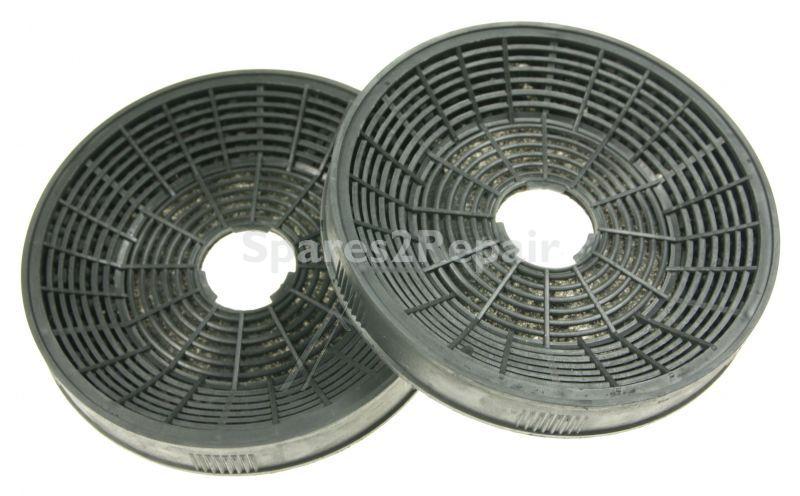 Carbon Filter - 49029817 Fil carb (2p) - 16cm [Candy Hoover]