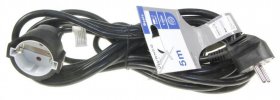 Vivanco Power Supply Cable - Skv 5b-n Extension Lead 1.5qmm, 5m, Black