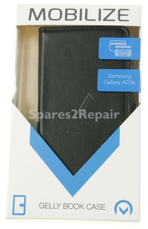 Mobilize Leather Bag Gsm - 25191 Classic Gelly Wallet Book Case Samsung Galaxy A20e Black