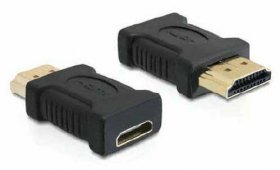 Com Hdmi-jack/hdmi-plug - Adapter, Hdmi A-male > Hdmi C-female, High Speed
