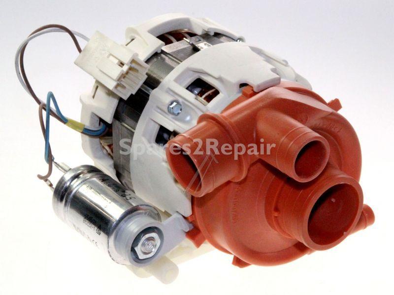 Circulating Motor - C00345236 480140100029 Motor And Spray Pump [Whirlpool Indesit]