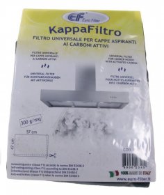 Eurofilter Carbon Filter - Active Carbon Filter 300g-m² Universal 47x57