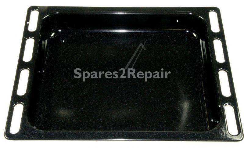 Fry Pan - C00099622 482000022808 Enamelled Drip Tray Pyro 446x364x56 [Whirlpool Indesit]