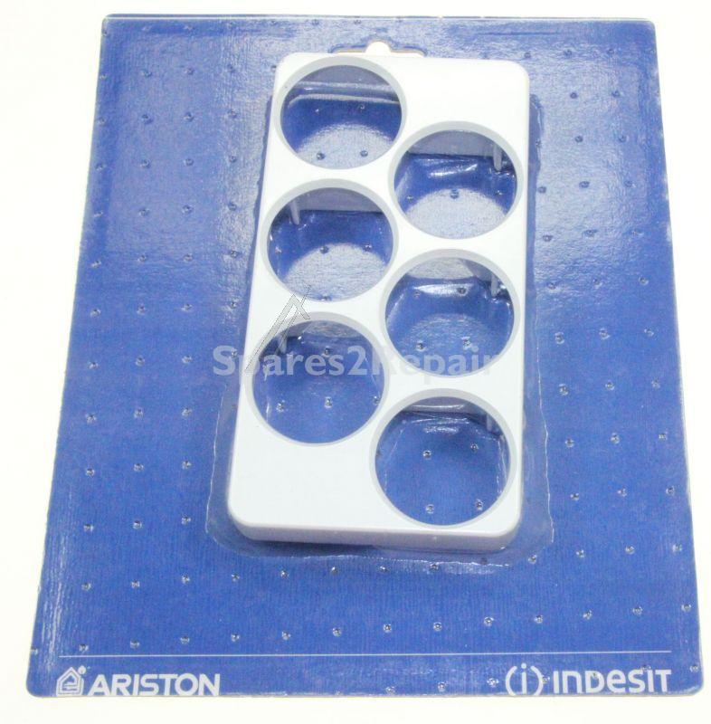 Egg Compartment Fridge - C00008911 482000025929 Eggs Tray (6) - White [Whirlpool Indesit]