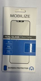 Mobilize Display Protective Film - 54768 Mobilize Glass Screen Protector - Black Frame - Realme 7i-c11-c12-c15