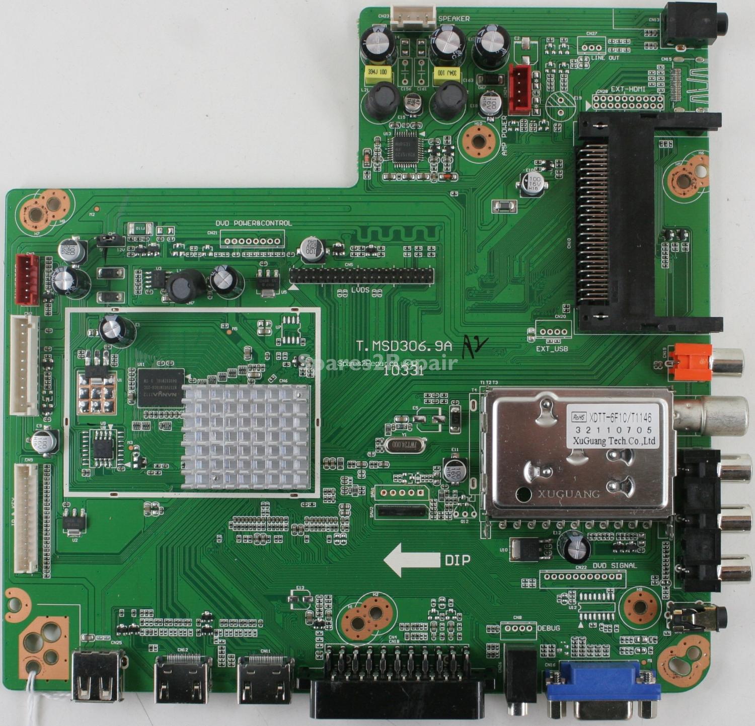 Bush BLCD26H8 - Main AV - T.MSD306.9A - 10331 - 1A1G1527 - 890-AA0-TMSD3069AR - T260XW04