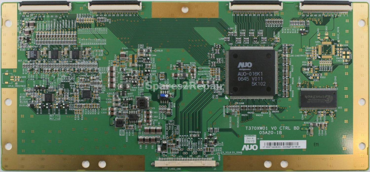 Bush LCD37TV016HD - LVDS - 55.37T02.008 - 05A20-1B - T370XW01 V0 CTRL BD