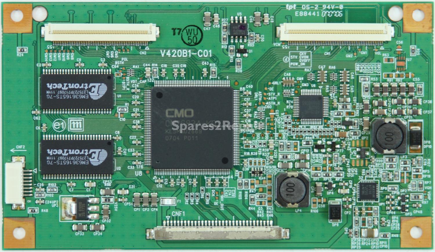 Clarity CTVL42W2HDF - T-Con - V420B1-C01 - 35-D019785