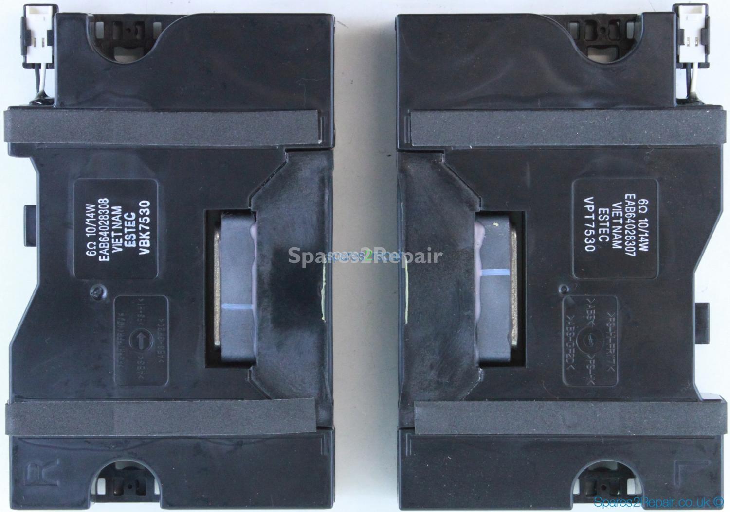 LG 43LV340C - Speakers - EAB64028308 - EAB64028307