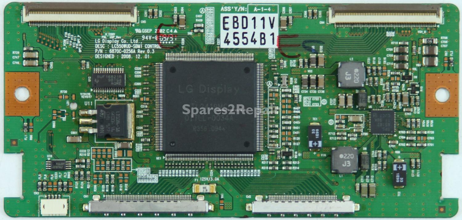 LG 55 Inch - T-Con - 6871L-4554B - 6870C-0256A - Rev 0.3 - LC550WUD-SBM1 CONTROL