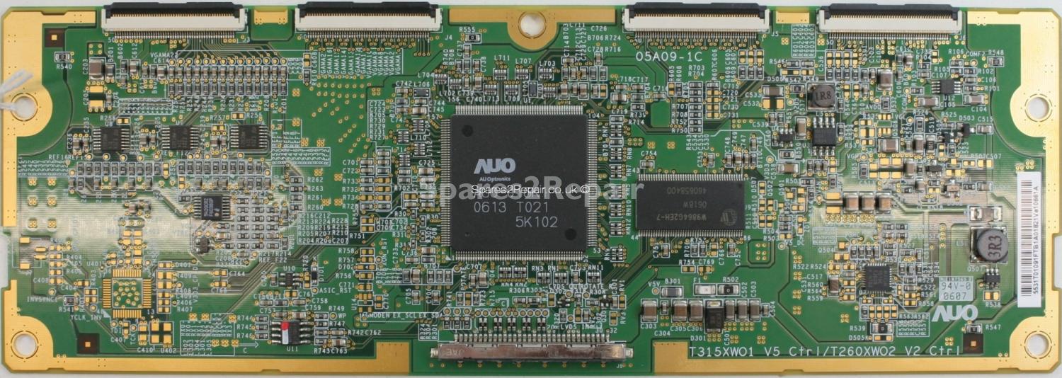 Logik LCXW32HD1 - LVDS - 05A09-1C - 55.31T01.091 - T315XWO1 V5 Ctrl - T260XWO2 V2 Ctr