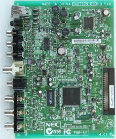 NEC LCD4010 - Analogue Board - J2060274 - PWB-AV - REV 2A