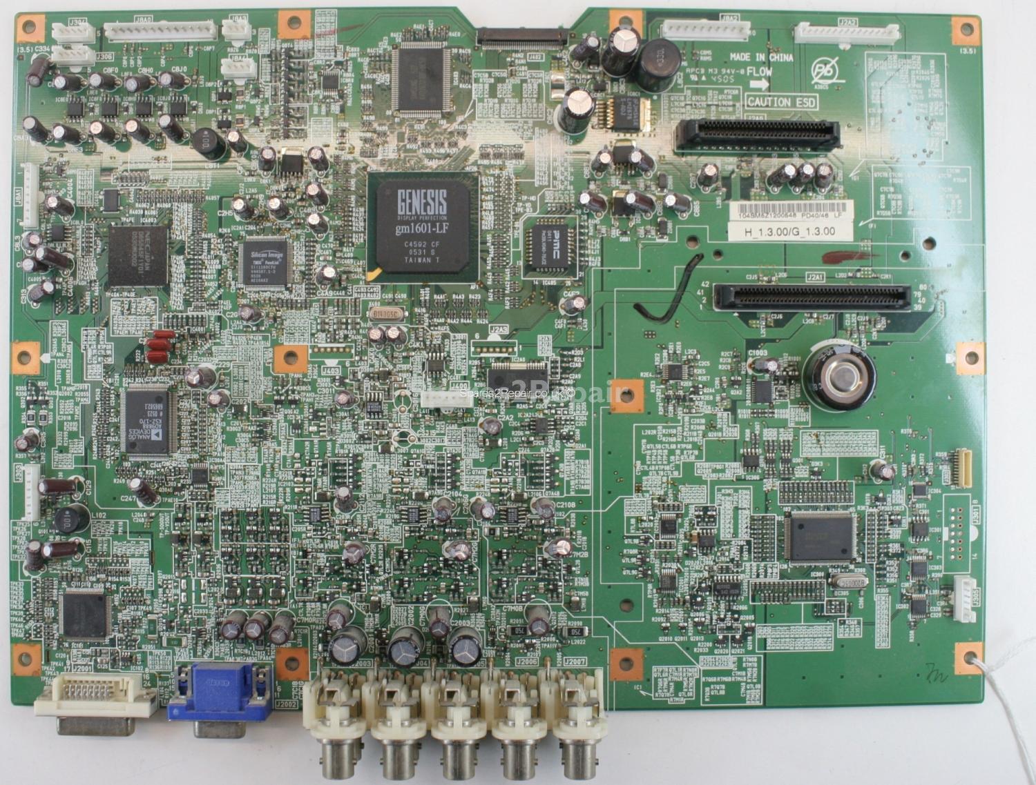 NEC LCD4010 - Main AV - J2090301 - PWB-MAIN