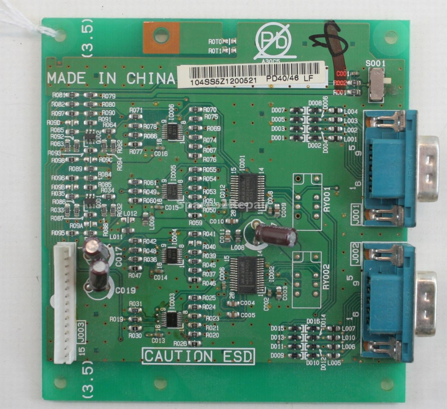 NEC LCD4010 - RS BOARD - J2060281 - PWB-RS