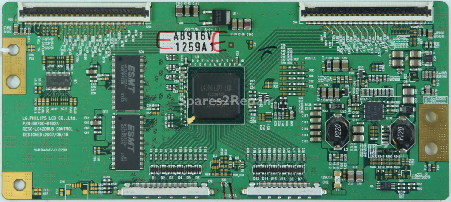 Philips 42PFL9900/12 - LVDS - 6870C-0182A - 6871L-1259A - LC420WU5 CONTROL