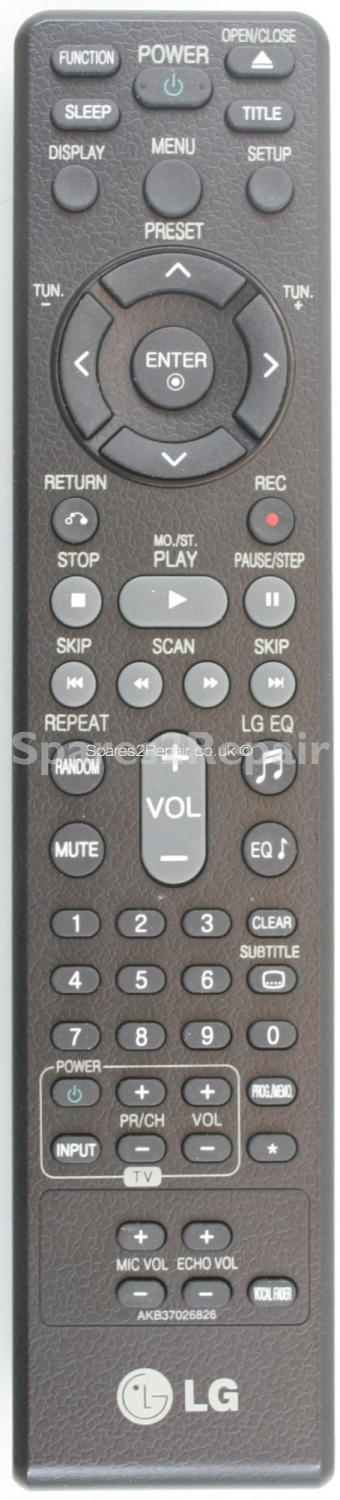 LG AKB37026826 Remote Control (Original)