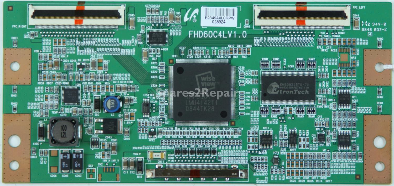 Samsung LE40B551A6W - T-Con - LJ94-02849A - FHD60C4LV1.0