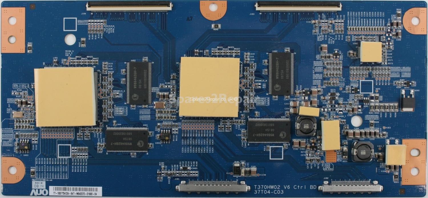 Samsung LE37A656A1F - LVDS - 55.37T04.C04 - T370HW02 V6 Ctrl BD - 37T04-C03