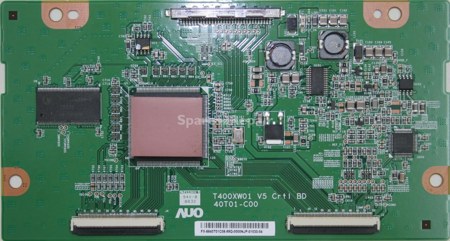 Samsung LE40A457C1D - LVDS - 55.40T01.C05 - 40T01-C00 - T400XW01 V5 Crtl BD