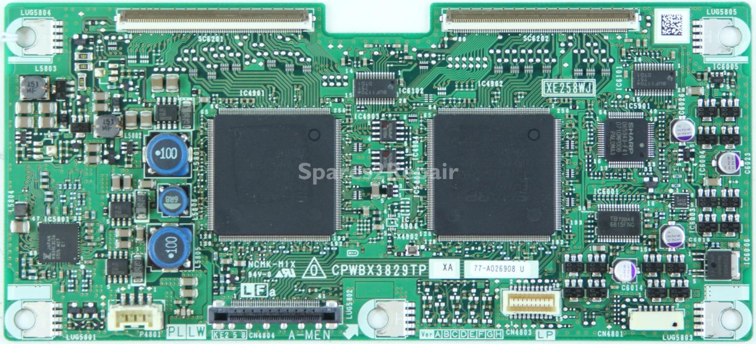 Sharp LC-46X20E - T-Con - CPWBX3829TP XA - XE258WJ