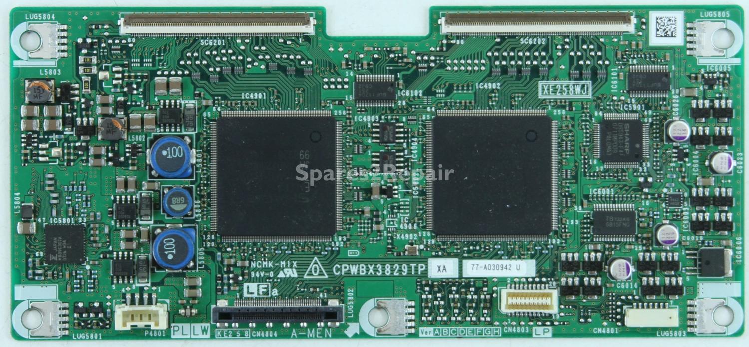 Sharp LC-46X20E - LVDS - CPWBX3829TP-XA - 77-A030942 U