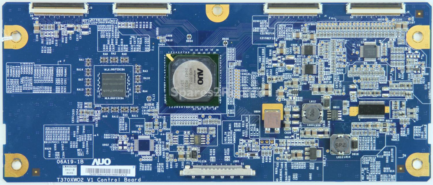 Toshiba 37WLT68 - LVDS - 06A19-1B - 55.37T03.011 - T370XWO2 V1 Control Board