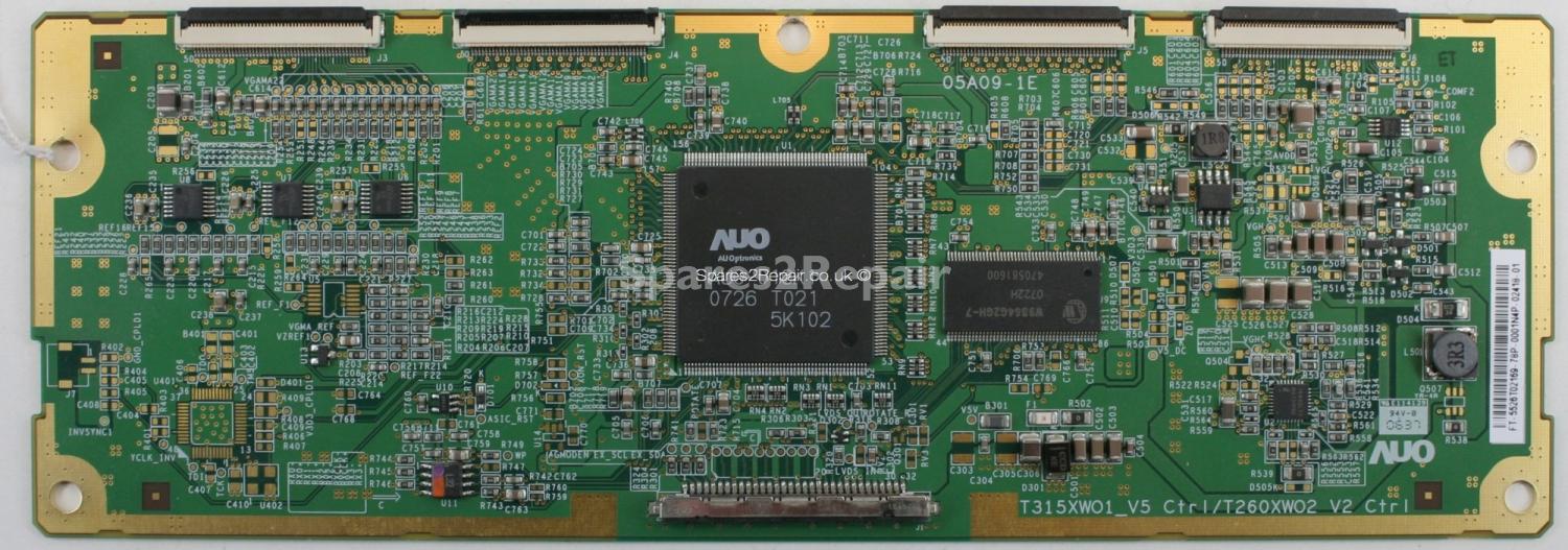 Bush IDLCD26TV16HD - T-Con - 05A09-1E - 55.26T02.169 - T315XW01_V5 - T260XW02_V2